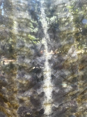 Botanical Dye Silk Bandana 11x11