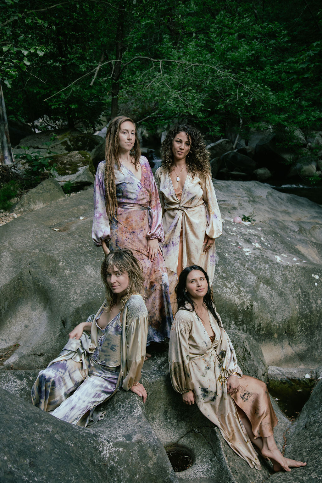 ASTRA Silk Kaftan Wrap Dress