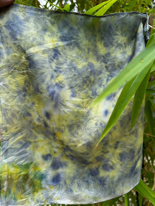 Botanical Dye Silk Bandana No. 5