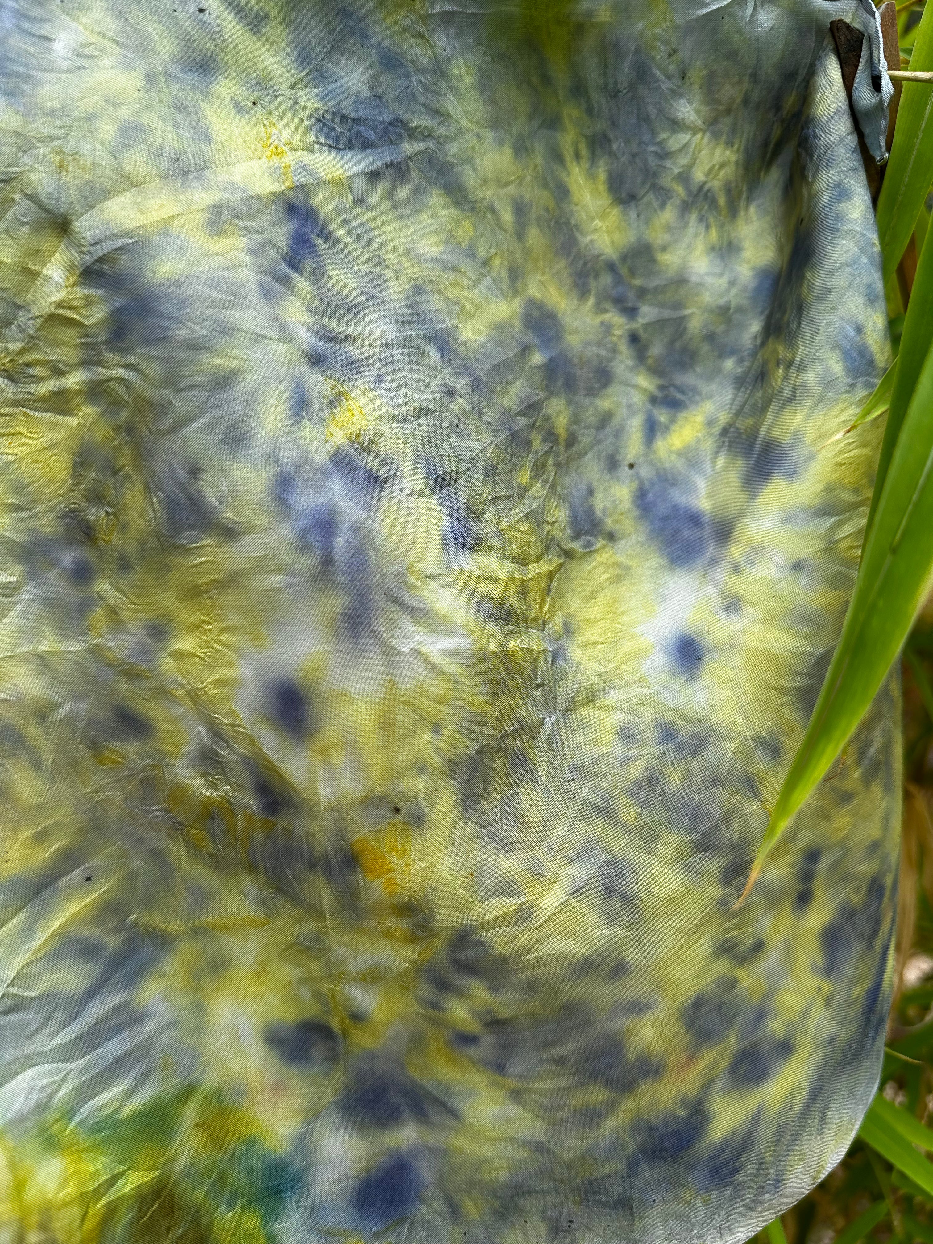 Botanical Dye Silk Bandana No. 5
