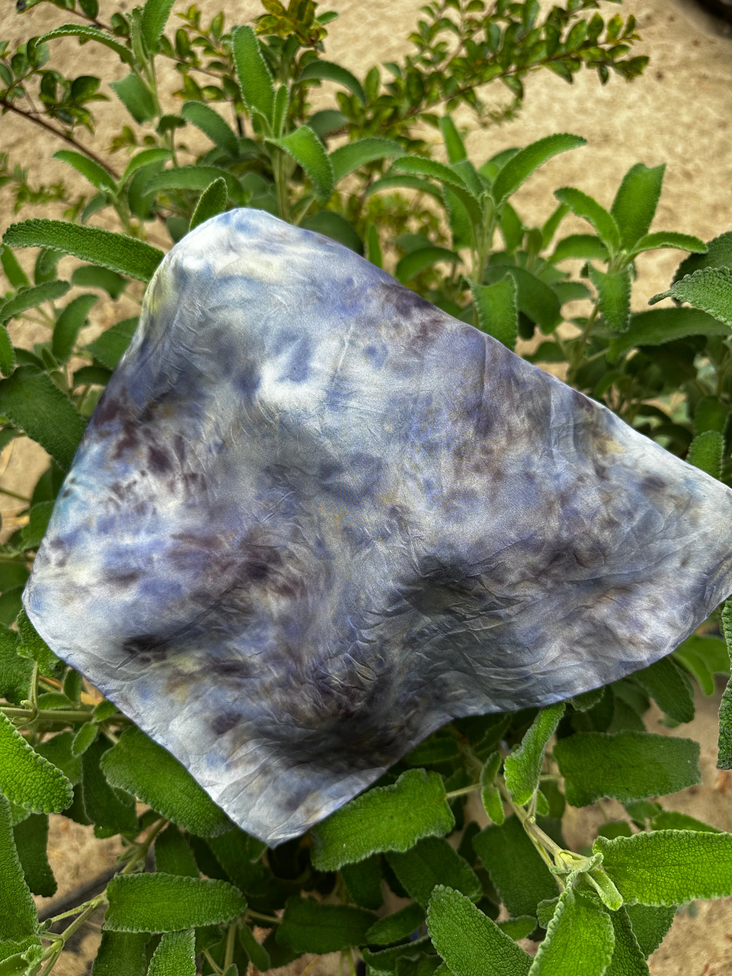 Botanical Dye Silk Bandana No. 3