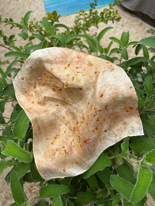 Botanical Dye Silk Bandana No. 4