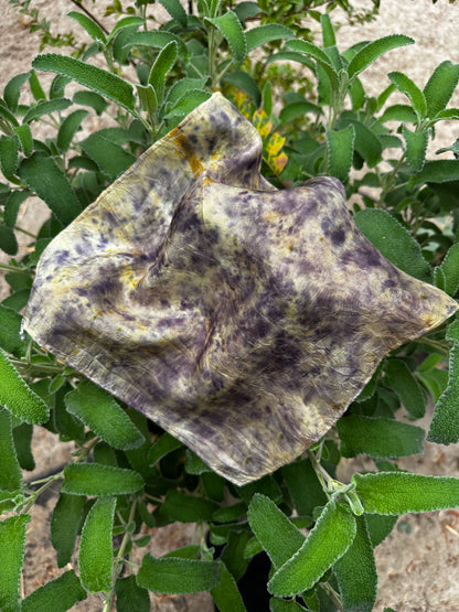 Botanical Dye Silk Bandana No. 1