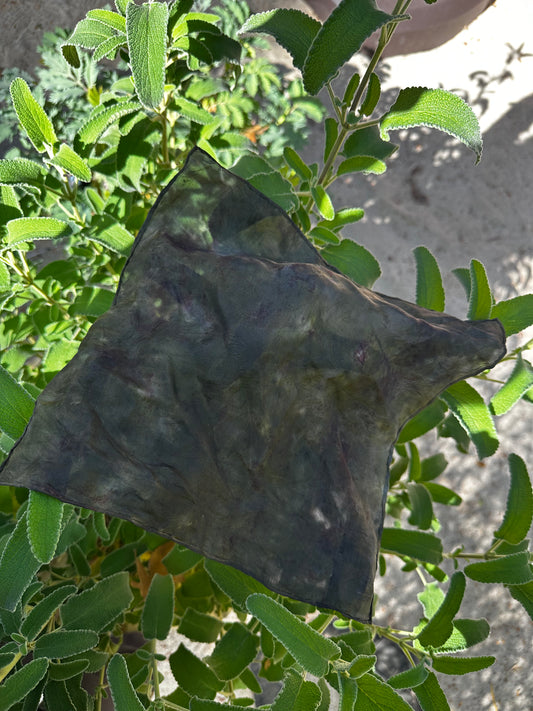 Botanical Dye Silk Bandana No. 2