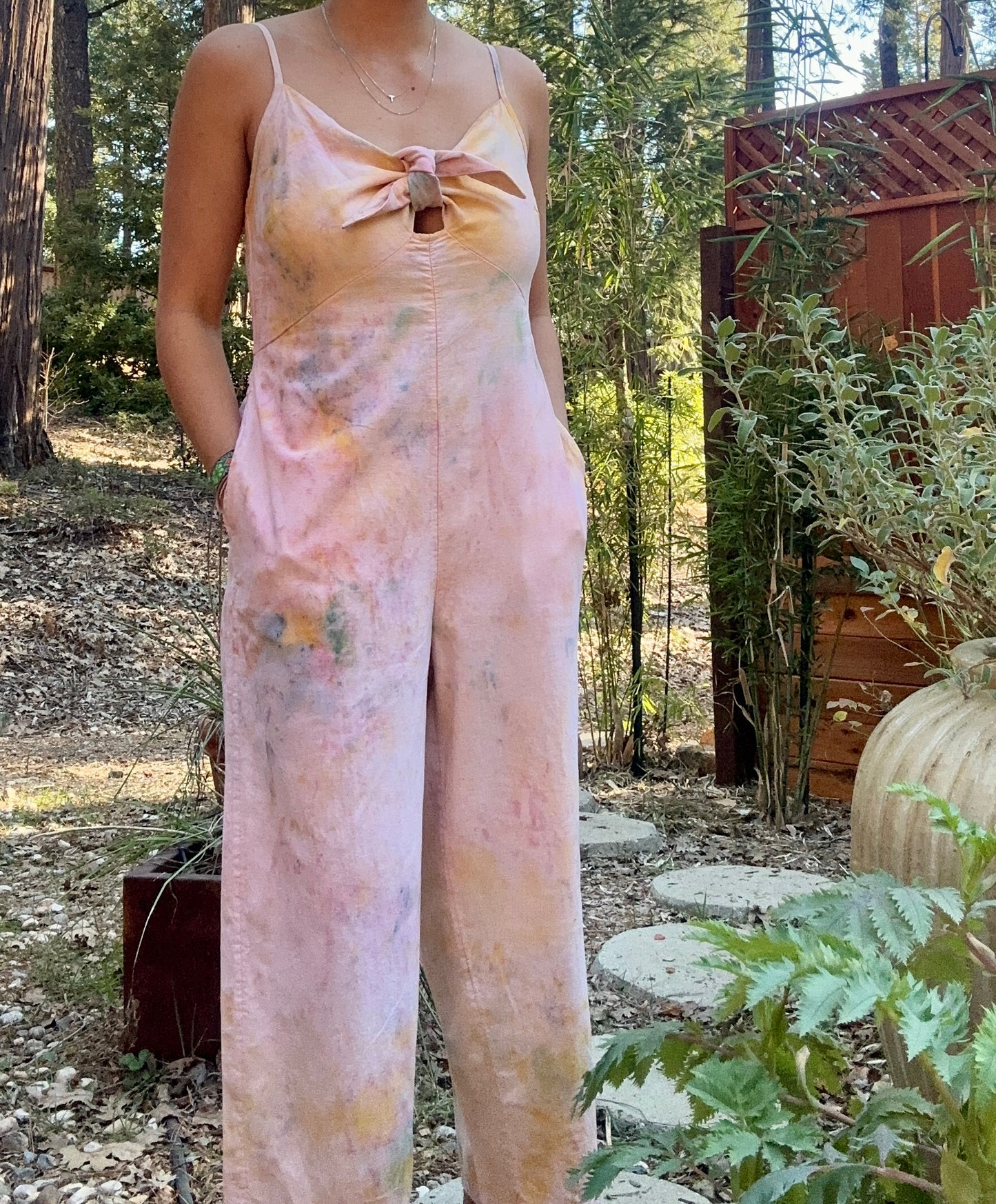 Rainbow Linen Jumpsuit | M