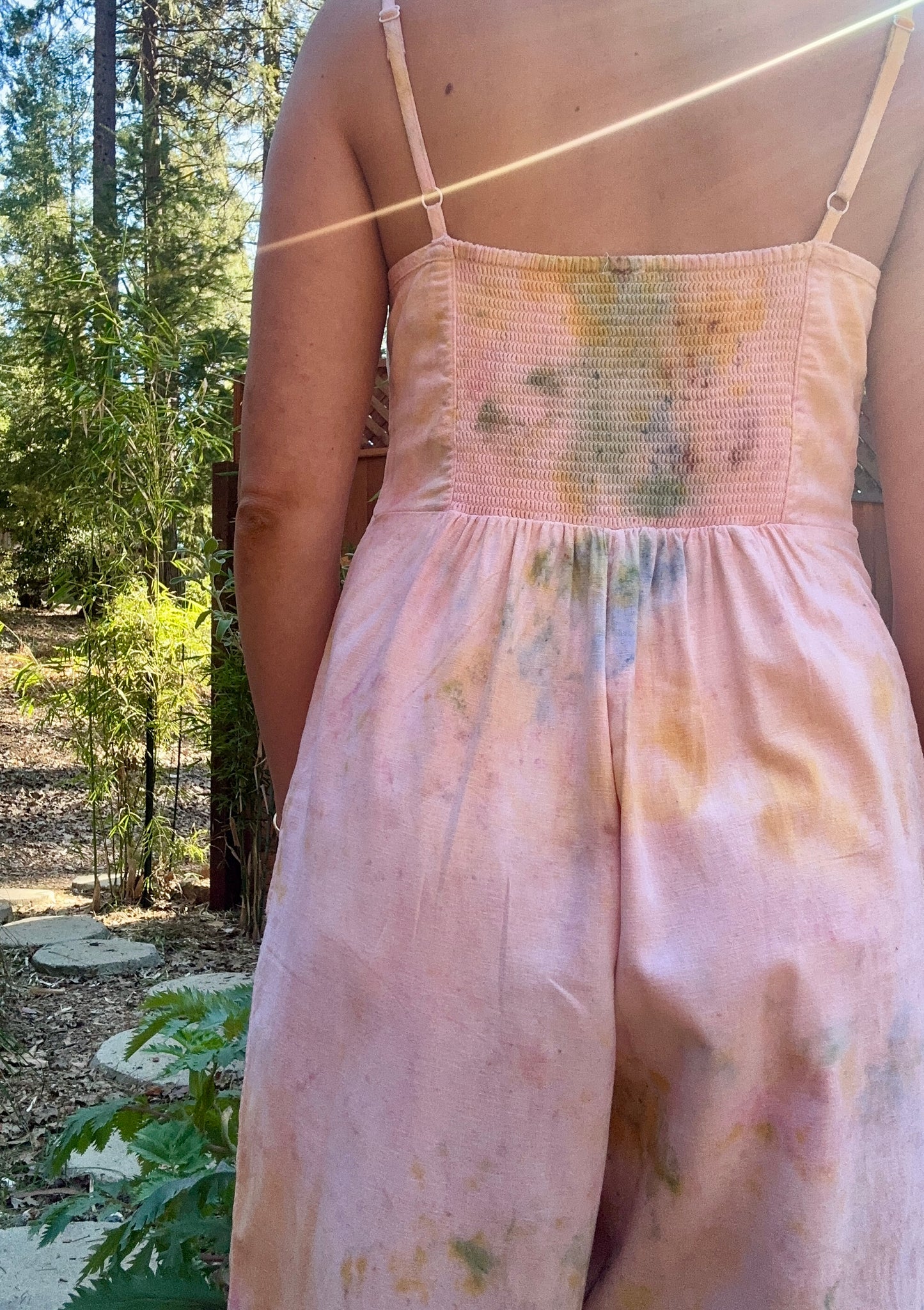Rainbow Linen Jumpsuit | M