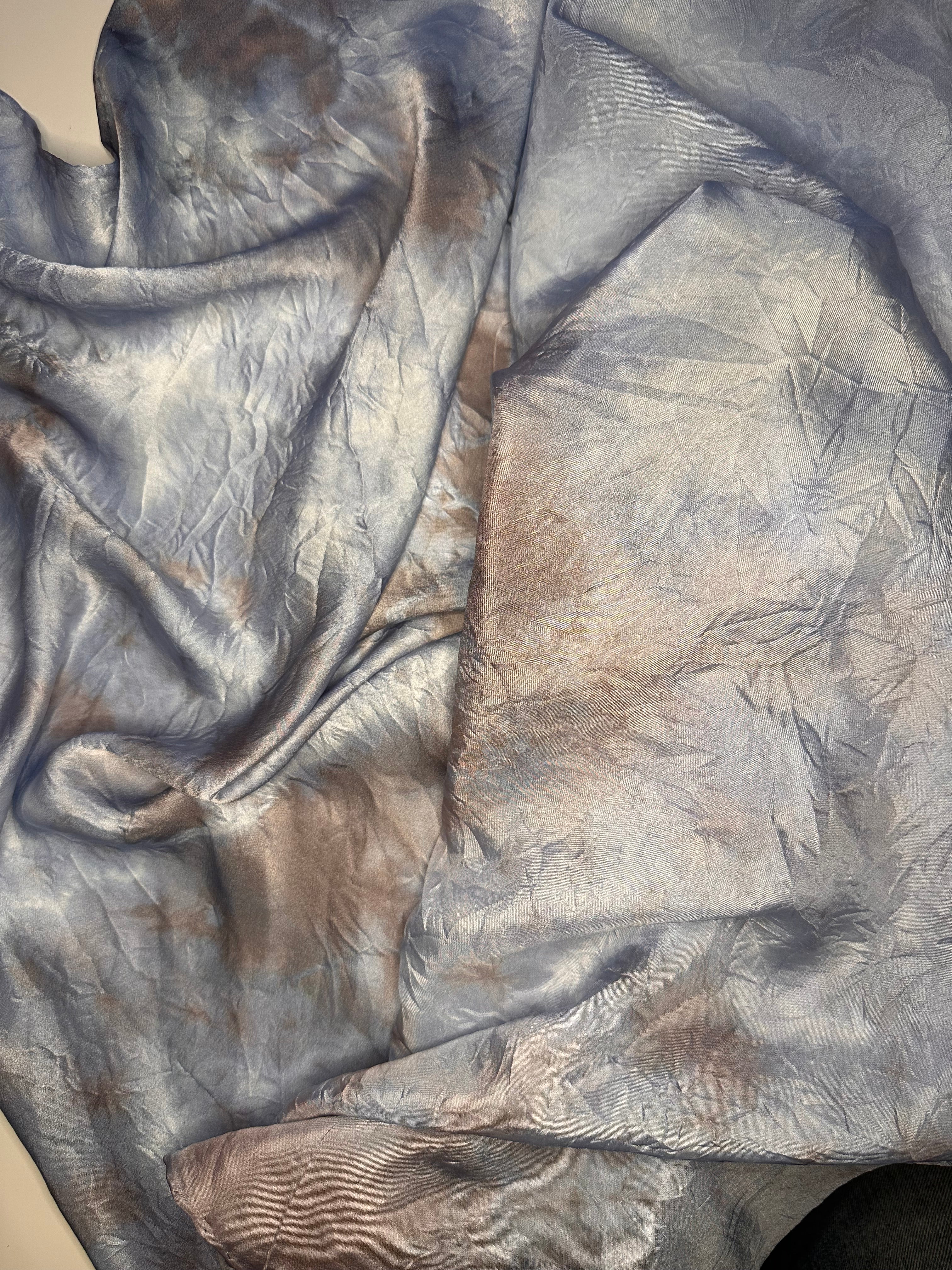 Ocean Dye Silk Scarf