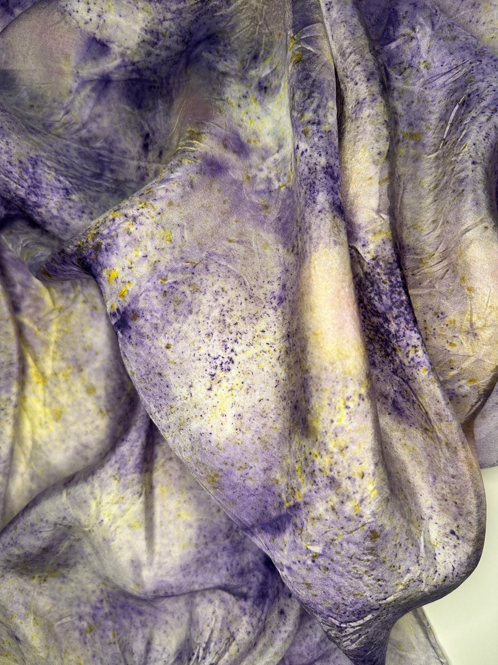 Purple Dust Silk Scarf