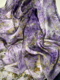 Purple Dust Silk Scarf