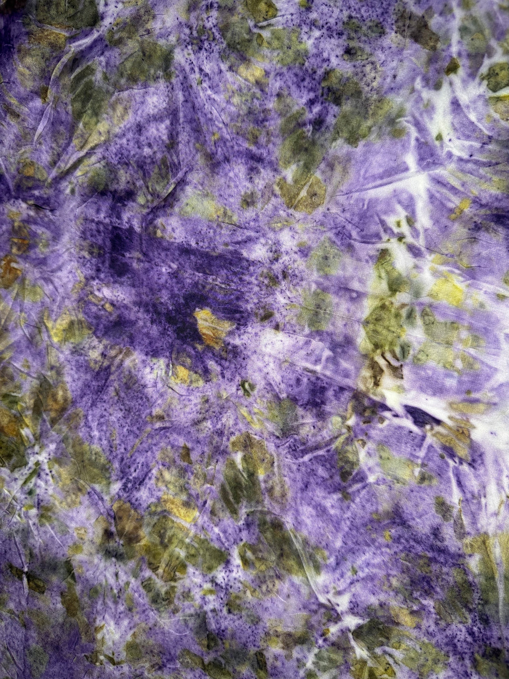 Purple Dust Silk Scarf