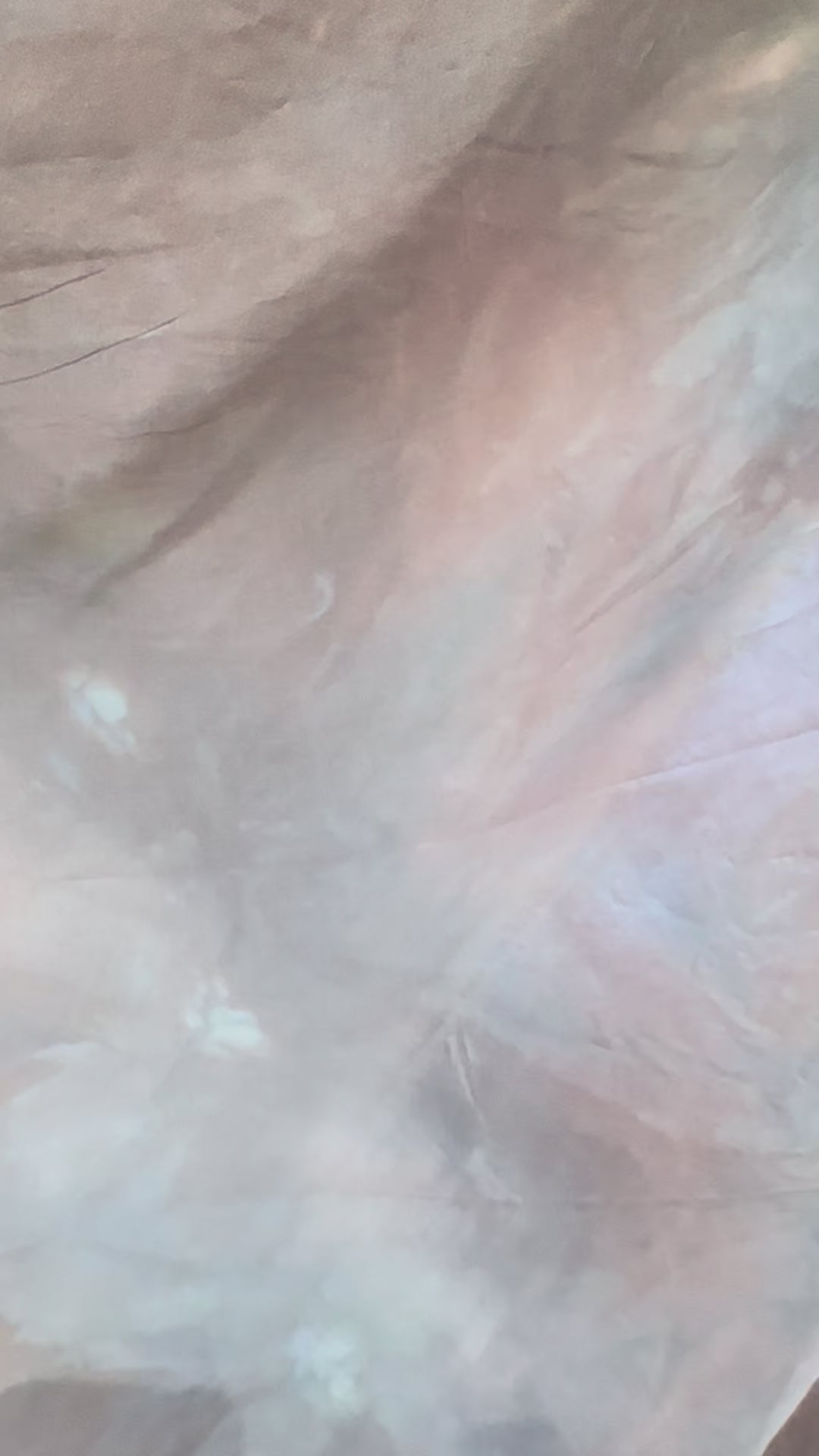 Blue Pink Iridescent Silk Scarf